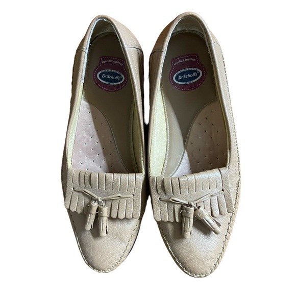 Dr Scholl’s Comfort Cushion Tan Slip on Fringe Tassel flat loafers Ladies 8M - Picture 6 of 6